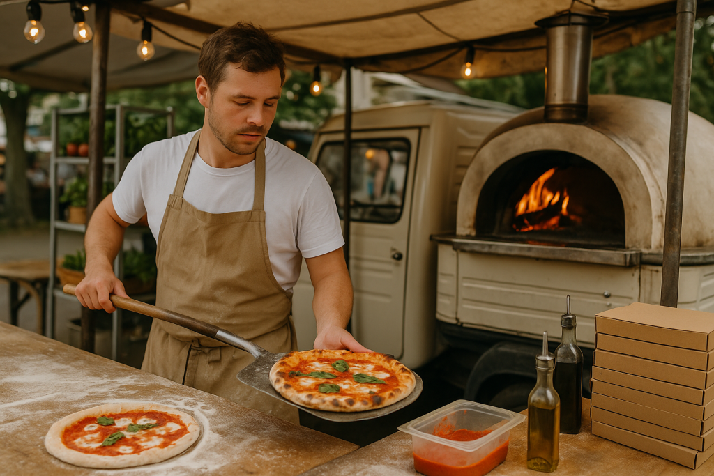 Authentische Streetfood-Atmosphäre