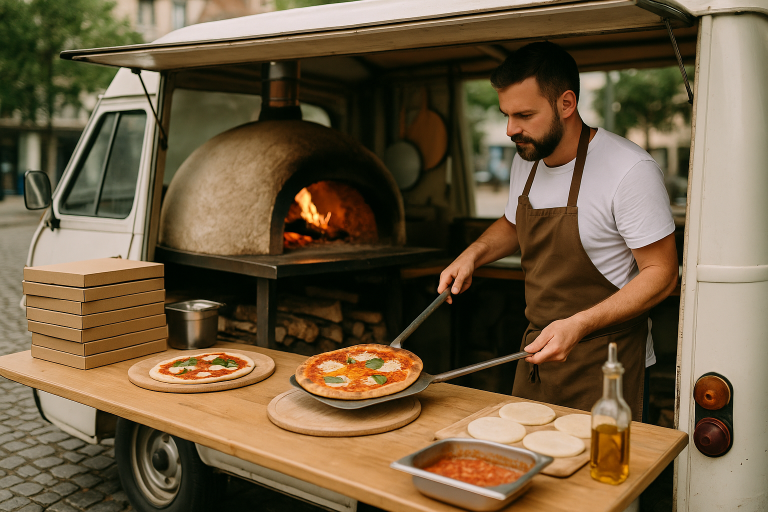 Authentische Streetfood-Atmosphäre
